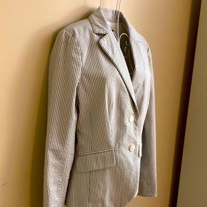 NWT Classic J. Crew seersucker blazer.